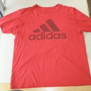 Men's Adidas Large Red Shirt